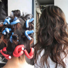 10pc Curler Makers Soft Foam Bendy Twist Curls DIY Styling Hair Rollers Curlers ClingShippping