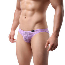 Men Lace T-back Briefs Sexy Underwears