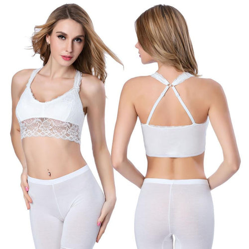 Coming Sexy Women Tank Lace Floral Unpadded Bralette Bralet Bra Bustier Crop Top Cami Tank