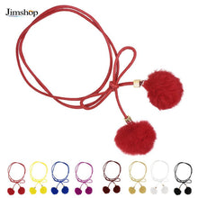Fashion Use 8 Colors Fashion Women Candy Color Narrow Thin Skinny Waist Belt Waist Chain