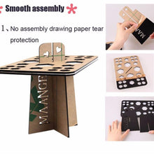 Makeup Folding Collapsible Air Drying Cosmetic Brush Organizing Tree Rack Holder