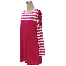 Personality Loose And Comfortable Long Sleeved Button Fringe Dress