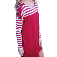 Personality Loose And Comfortable Long Sleeved Button Fringe Dress
