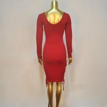 Womens Sexy Dress Long Sleeve Bandage Bodycon Dress