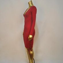 Womens Sexy Dress Long Sleeve Bandage Bodycon Dress
