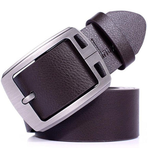 brand Belt Fashion Automatic Buckle wode Leather men belt 125cm Luxury belts for men waistband