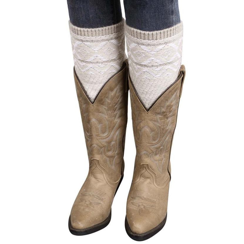 Korean Women Lady Knitted Crochet Socks Leg Boots Warmer Cover Leggings Fast shipping