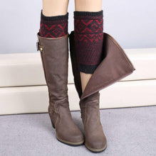 Korean Women Lady Knitted Crochet Socks Leg Boots Warmer Cover Leggings Fast shipping