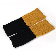 Women Girls Leg Warmers double color knit boot cuffs boot socks women's accessories