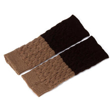 Women Girls Leg Warmers double color knit boot cuffs boot socks women's accessories