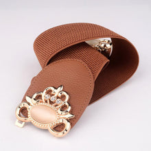 Retro Stretch Wide Elastic Belt Women Fashion Lady Gem Decorations Set Dress Adornment For Women
