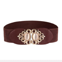 Retro Stretch Wide Elastic Belt Women Fashion Lady Gem Decorations Set Dress Adornment For Women