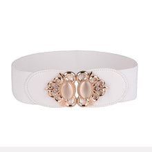 Retro Stretch Wide Elastic Belt Women Fashion Lady Gem Decorations Set Dress Adornment For Women