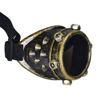 Steampunk Windproof DIY Lens Left Eye Punk Glasses Props