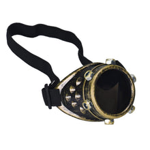 Steampunk Windproof DIY Lens Left Eye Punk Glasses Props