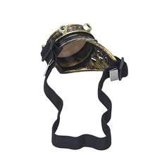 Steampunk Windproof DIY Lens Left Eye Punk Glasses Props