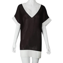 Women Chiffon V-neck Mini Beach DressCover Loose Dresses Fast Shipping