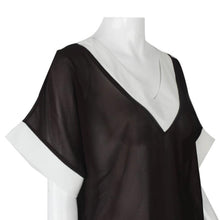 Women Chiffon V-neck Mini Beach DressCover Loose Dresses Fast Shipping