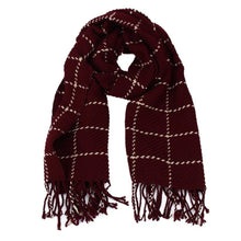 Wide Tassel Big Pashmina Fashion Plaid Cashmere Women Long Scarf Women Soft Wrap Shawl