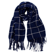 Wide Tassel Big Pashmina Fashion Plaid Cashmere Women Long Scarf Women Soft Wrap Shawl