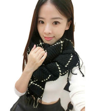 Wide Tassel Big Pashmina Fashion Plaid Cashmere Women Long Scarf Women Soft Wrap Shawl
