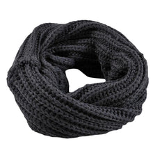Knitted Circle Wool Scarf Shawl Wrap Warm Collar