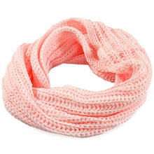 Knitted Circle Wool Scarf Shawl Wrap Warm Collar