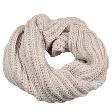 Knitted Circle Wool Scarf Shawl Wrap Warm Collar