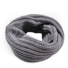 Knitted Circle Wool Scarf Shawl Wrap Warm Collar