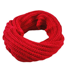 Knitted Circle Wool Scarf Shawl Wrap Warm Collar