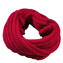 Knitted Circle Wool Scarf Shawl Wrap Warm Collar