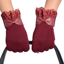 Womens Lovely Cute Screen Warm Gloves One Size