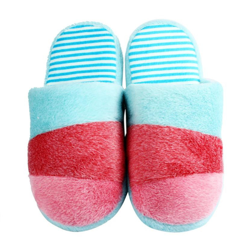 Soft Warm Lovely Velvet Women Ladies Home Anti Slip Slippers Indoor Shoes Cotton Slippers Soft Shoes