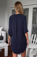 Women Casual Long Sleeve Tunic V Neck Loose Tops Plus Size Shirt Blouse Fast Shipping