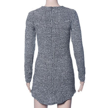 Women Dress Sexy Women Lace Up Long Sleeved V Neck Elasticity Cotton Dresses Bodycon Mini Dress