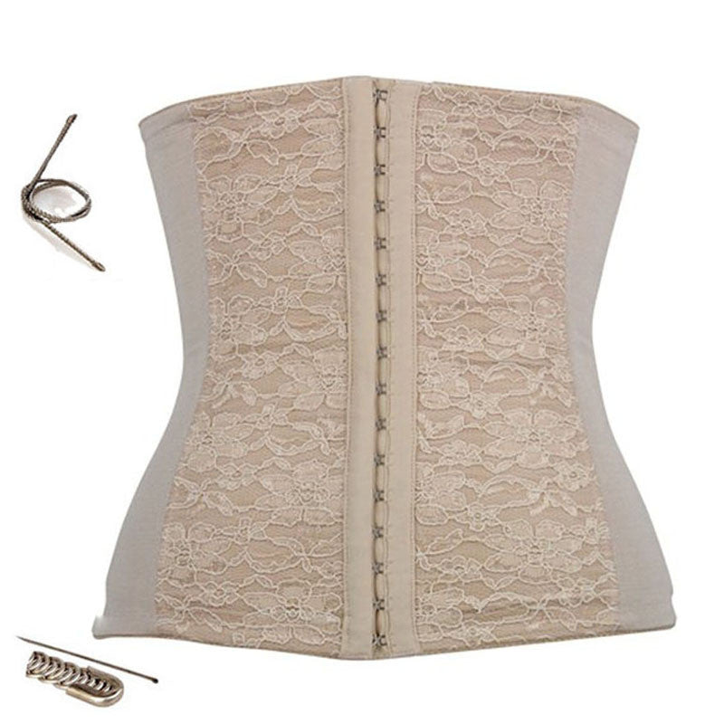 Women Elasticity Lace Waist Cincher Underbust Corset Body Shaper Waist Shaper Corset
