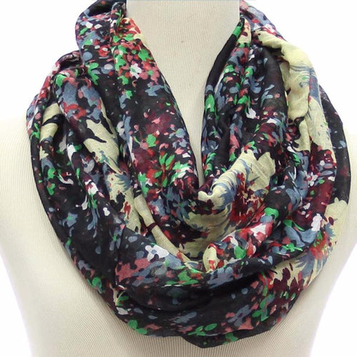 Women Ladies Floral Pattern Voile Long Muffler Shawls Head Muslim Hijab Long Wrap Scarves/Scarf