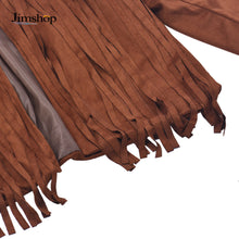 Women Tops Womens Ladies Slim Tassels Top Blouse Outwear Coat Jacket For Jaqueta Chaqueta