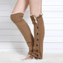 Women's Crochet Knitted Stocking Footless Leg Warmers Boot Lace Trim Thigh High Fast Shipping