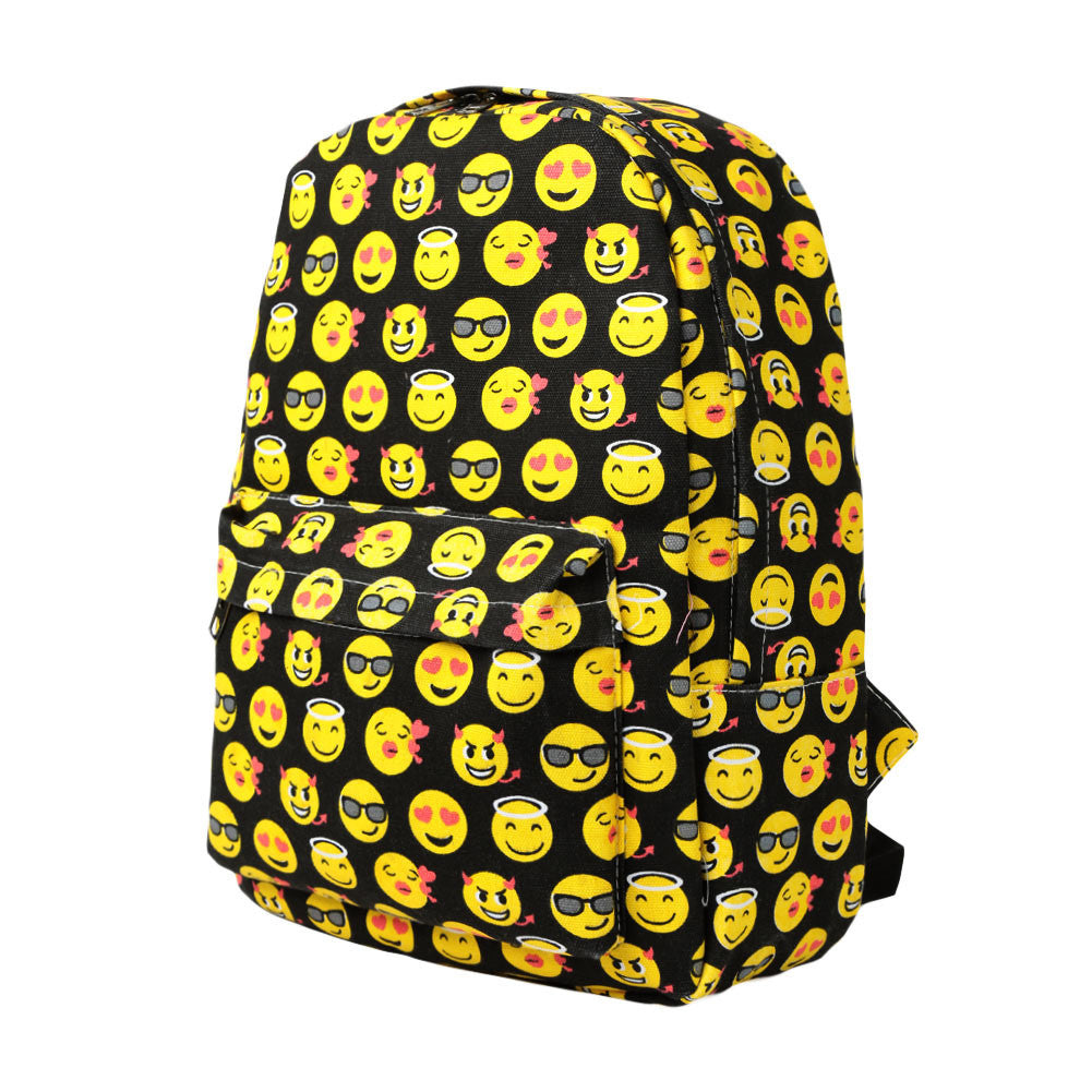 kawaii-women-canvas-backpack-cute-smilies-print-large-capacity-student-bag-casual-shoulder-bag-girls-printing-mochila-sac-a-dos BBL