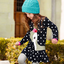 kids-baby-girls-long-sleeve-lace-dress-one-piece-dots-deer-cotton-dresses-toddlers-clothes BBL