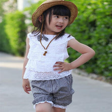 kids-girls-clothing-sets-lace-children-girl-clothes-set-t-shirt-lattice-shorts-pants-set-infant-garment-new BBL