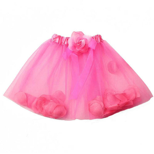 kids-girls-flower-tulle-tutu-skirt-party-ballet-dancewear-skirts-pettiskirt-costume-py BBL