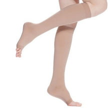 knee-high-open-toe-women-men-unisex-compression-socks-leg-fatigue-relief-new-sock BBL