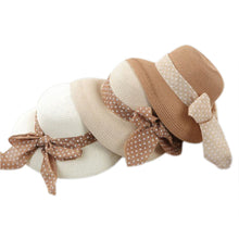korea-women-big-bowknot-straw-hat-travel-panama-cap-beach-hat-fedora-uv-hats BBL
