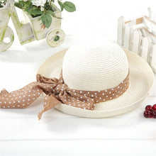 korea-women-big-bowknot-straw-hat-travel-panama-cap-beach-hat-fedora-uv-hats BBL
