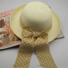 korea-women-big-bowknot-straw-hat-travel-panama-cap-beach-hat-fedora-uv-hats BBL