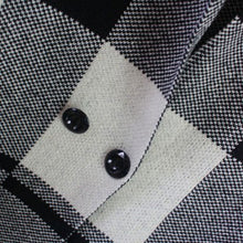Korean Style Knitted Cardigan Sweater Women Loose Casual Coat Plaid Long Knitwear Warm Knitted Sweaters DF