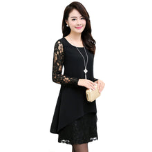 l-5xl-women-large-size-chiffon-lace-dress-irregular-long-sleeve-mini-double-layer-dress-elegant-loose-party-dress-black-burgundy BBL