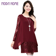 l-5xl-women-large-size-chiffon-lace-dress-irregular-long-sleeve-mini-double-layer-dress-elegant-loose-party-dress-black-burgundy BBL